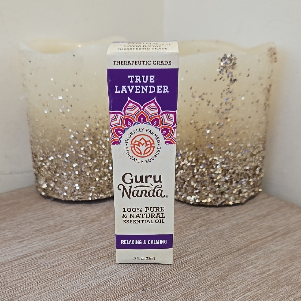 NEW Guru Nanda True Lavender Essential Oil